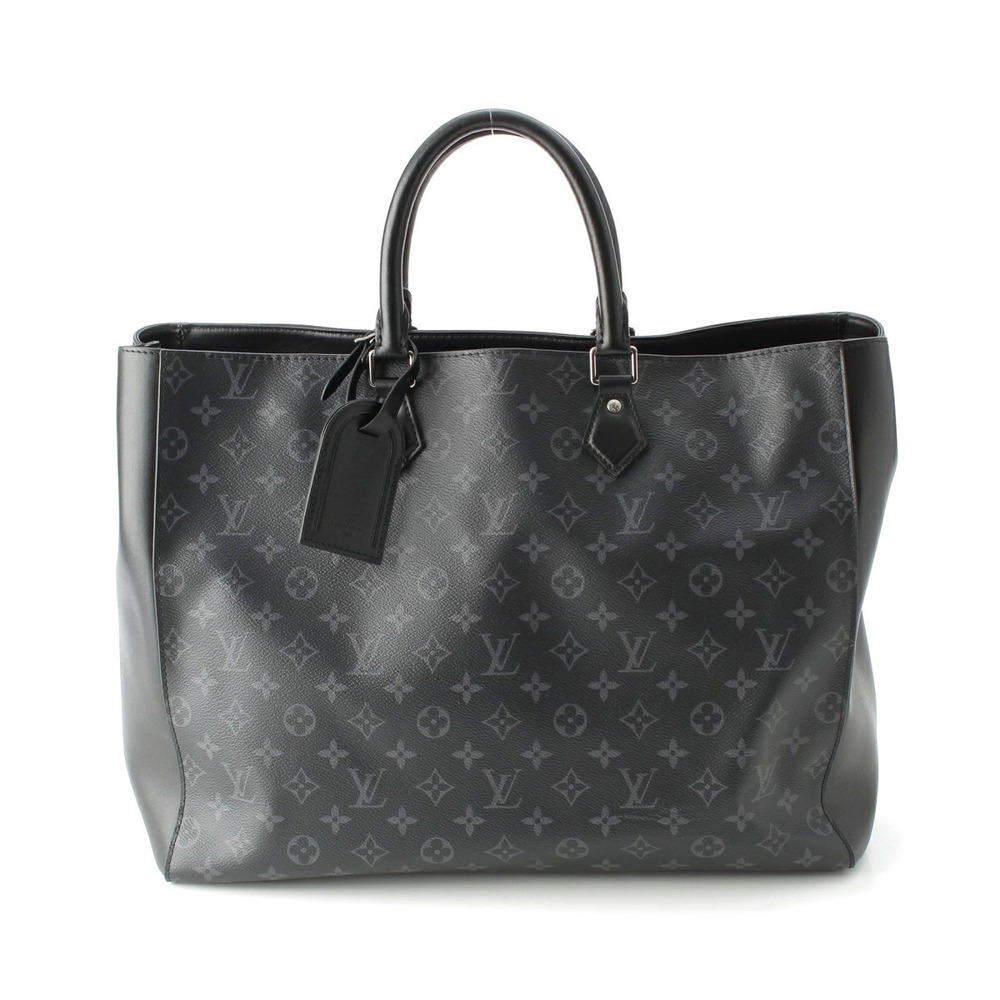 Louis Vuitton Monogram Eclipse Black Grand Sac Tote Bag Black